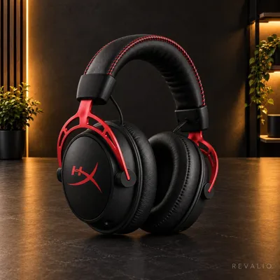 Casque Gaming HyperX Cloud Alpha Filaire – Noir & Rouge – Jack 3,5 mm