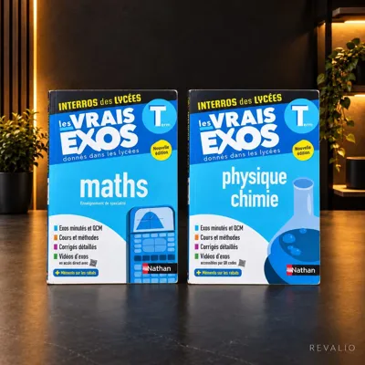 Lot Terminale – Maths + Physique-Chimie – Les Vrais Exos Nathan