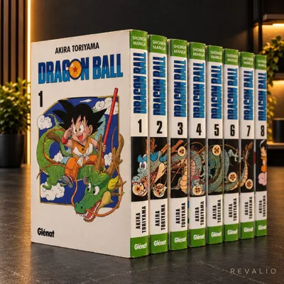 Lot Dragon Ball – Tomes 1 à 8 – Akira Toriyama – Éditions Glénat
